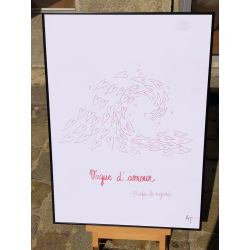 Affiche - Vague d'amour - 50x70 cm