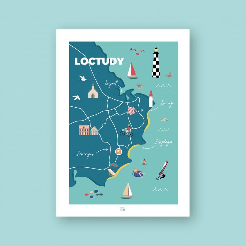 Affiche " Loctudy "