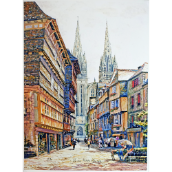 La Rue Kéréon, Quimper -...