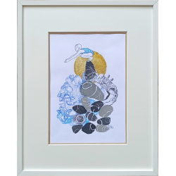 Béa Herry - Plongeon bleu
