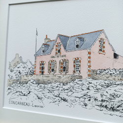 Claire Montaigne - Concarneau, Lanriec - détails