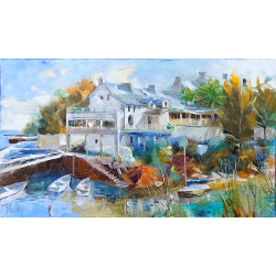 " La terrasse à Doëlan "
