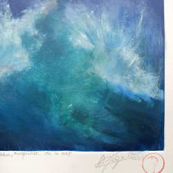 Danièle Jego - Bleu, Turquoise de la mer  - détails