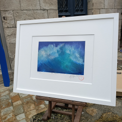 Danièle Jego - Bleu, Turquoise de la mer  - rue