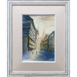 JM Misslen - Rue Kéréon bleuté -