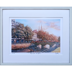 JM Misslen - Quimper, Les Quais - cadre