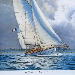 JM Misslen - Le Yawl, La Grande Hermine  - détails