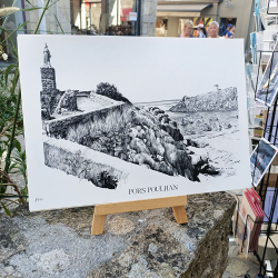 Raphaël Douguet - Pors Poulhan - Tirage d'art - rue