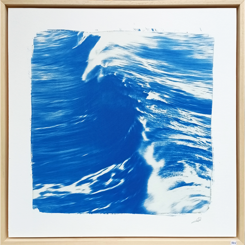 Benoit Dufour - Remuement - encadrement en caisse américaine en bois clair