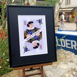 Camoli - Queen of BZH - avec cadre - carré