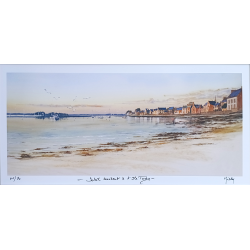 JM Misslen - Soleil Couchant à l'Ile-Tudy - Tirage d'art