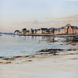 JM Misslen - Soleil Couchant à l'Ile-Tudy - Tirage d'art détails