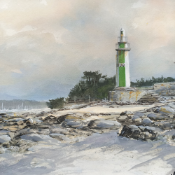 JM Misslen - Le Phare du Coq à Bénodet - détails