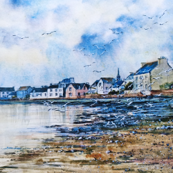 JM Misslen - L'Ile-Tudy après l'orage - détails