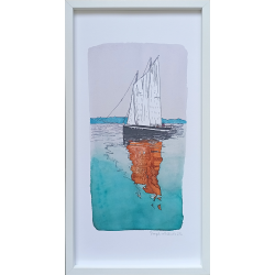 AS Cottrais - Sinagot, Voile blanche - édition d'art