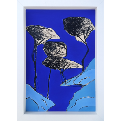 Audrey Hemery - Balade en bleue - encadré Audrey Hemery - Balade en bleue - encadré