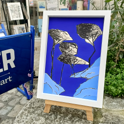 Audrey Hemery - Balade en bleue - encadré - mis en contexte Audrey Hemery - Balade en bleue - encadré - mis en contexte