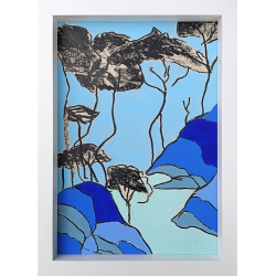 Audrey Hemery - Rive Bleue - encadré Audrey Hemery - Rive Bleue - encadré