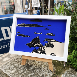 Audrey Hemery - Roches en mer - encadré - mis en situation Audrey Hemery - Roches en mer - encadré - mis en situation