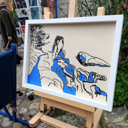 Audrey Hemery - Le Doigt de Dieu - encadré - mis en situation