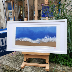 Audrey Hemery - Vue d'une mouette - encadré - mis en situation Audrey Hemery - Vue d'une mouette - encadré - mis en situation