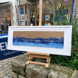 Danièle Jego - Couleurs du sable d'or... - encadré - mis en situation Danièle Jego - Couleurs du sable d'or... - encadré - mis en situation