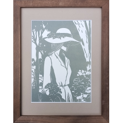 Marion Romain - La dame aux hortensias