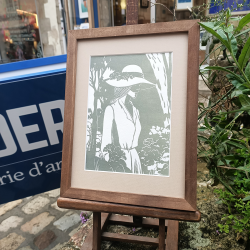 Marion Romain - La dame aux hortensias