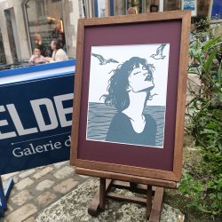 Marion Romain - La Fille aux cheveux de sel - pp bordeaux - encadré