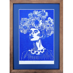 Marion Romain - La Tête haute - bleu vif