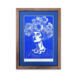 Marion Romain - La Tête haute - bleu vif - site web