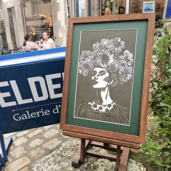 Marion Romain - La Tête haute - vert - encadré