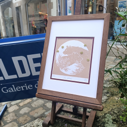 Marion Romain - Les adorés (brodés) - encadré