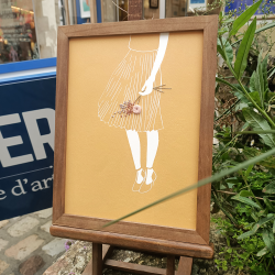 Marion Romain - La Jupe - encadrement