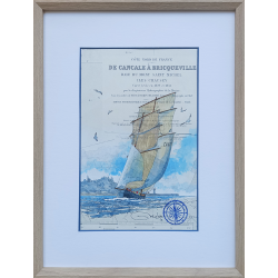 Alain Baudson - La Cancalaise (Cancale) au large de la Houle