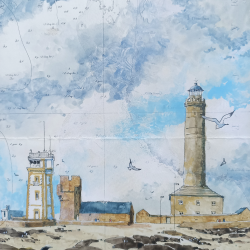 Alain Baudson - Commérages à St-Pierre - Pointe de Penmarc'h - détails