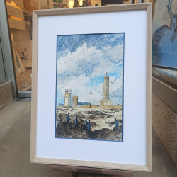 Alain Baudson - Commérages à St-Pierre - Pointe de Penmarc'h - encadré