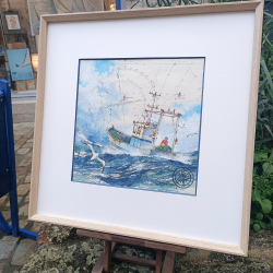 Alain Baudson - Pêche en mer - encadré