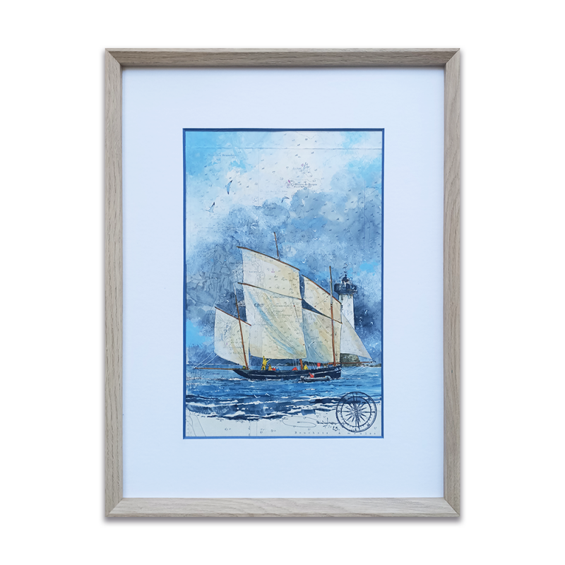 Alain Baudson - La Cancalaise près du Phare du Herpin - site