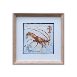 Alain Baudson - Langouste - 20x20 cm - site