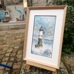 Alain Baudson - L'Enfer des enfers - 20x30 cm - encadré