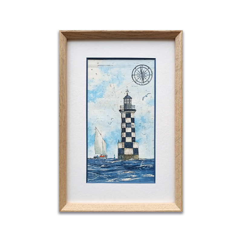 Alain Baudson - La Perdrix - Ile-Tudy - 20x30 cm - site