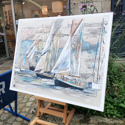 Brigitte Uguen - Port du Guilvinec - rue