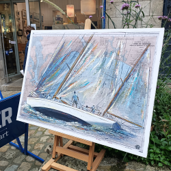 Brigitte Uguen - Anse de Bénodet - rue