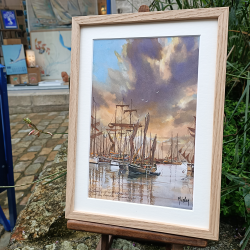 JM Misslen - Corentin et Vieux Gréements - Port du Rosmeur - Dz - encadré