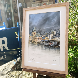 JM Misslen - Place Terre au Duc - Quimper - encadré