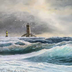 JM Misslen - Le Phare de la Vieille à la Pointe du Raz - détails