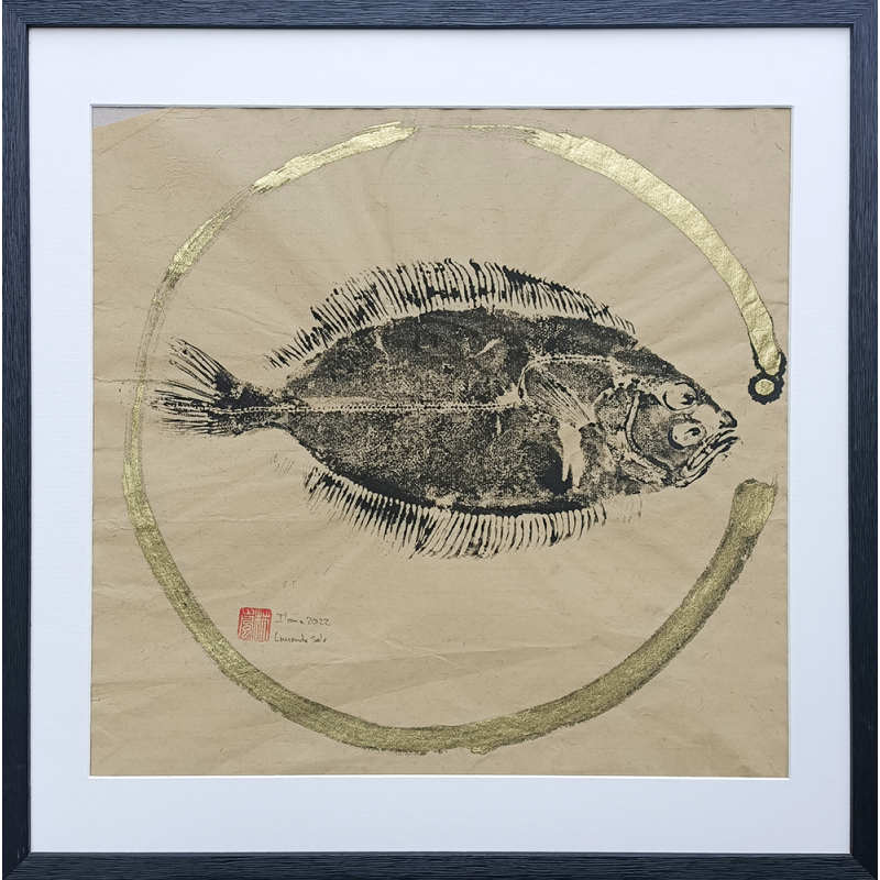 Gyotaku - Limande Sole - C52