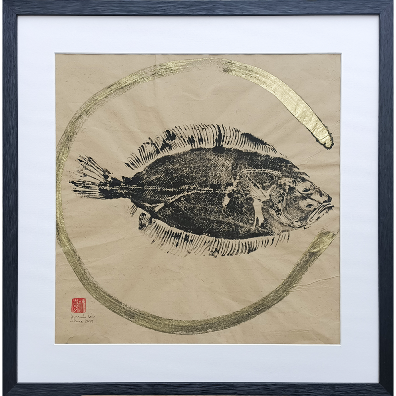 Gyotaku - Limande Sole - C50