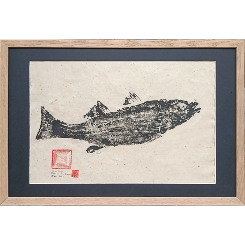 Gyotaku - Ilona Stephani - Loup, Bar -